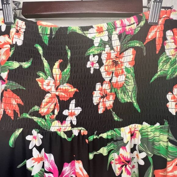Tropical jumpsuit 🌺 cropped 🌺 pockets 🌺 small - Picture 6 of 7